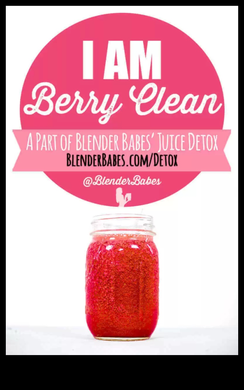 Berry Clean: Gününüze Arındırıcı Detoks Suyu İyiliğiyle Başlayın